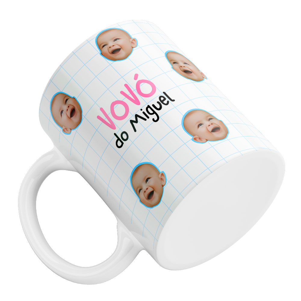 Caneca Carinhas Vovó - Imagem 3