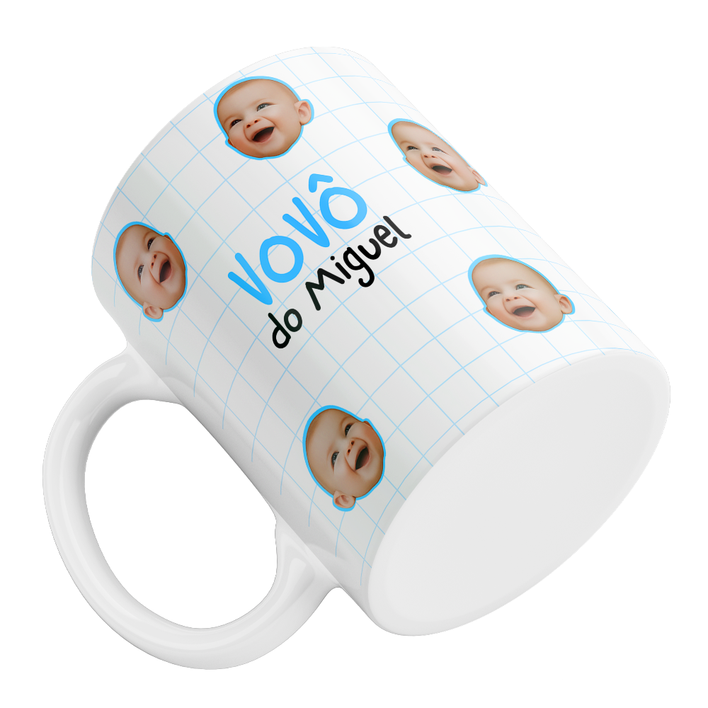Caneca Carinhas Vovô - Imagem 3