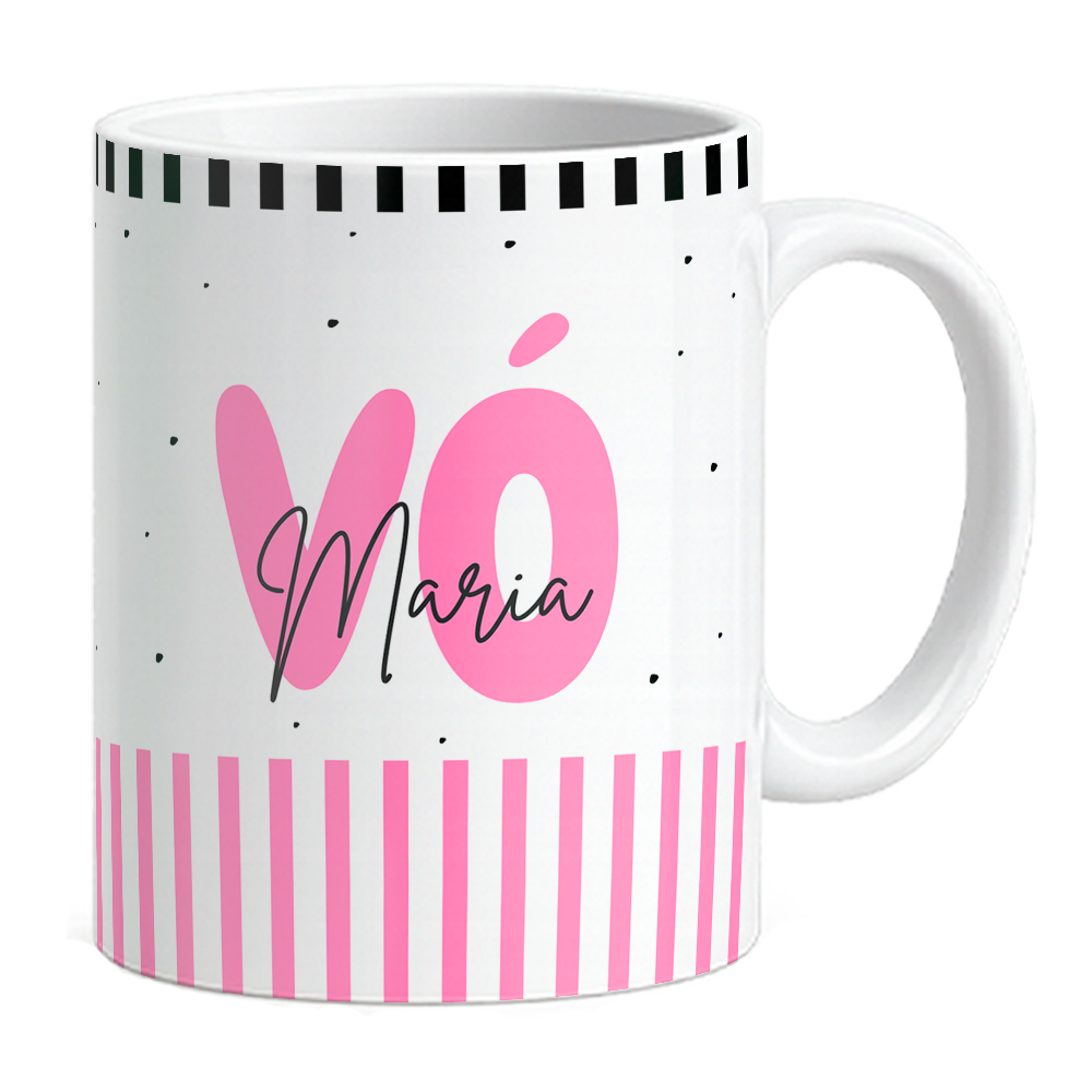 Caneca Uso Exclusivo da Vovó - Com Nome - Vista 2