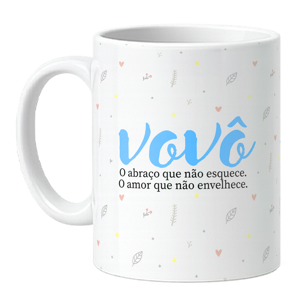 Caneca Vovô Amor Que Não Envelhece - Com Nome