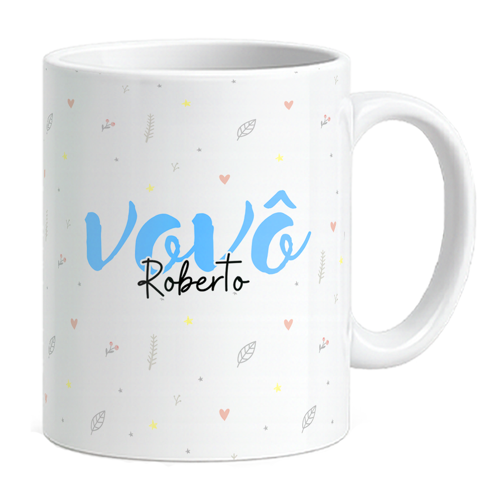 Caneca Vovô Amor Que Não Envelhece - Com Nome - Vista 2