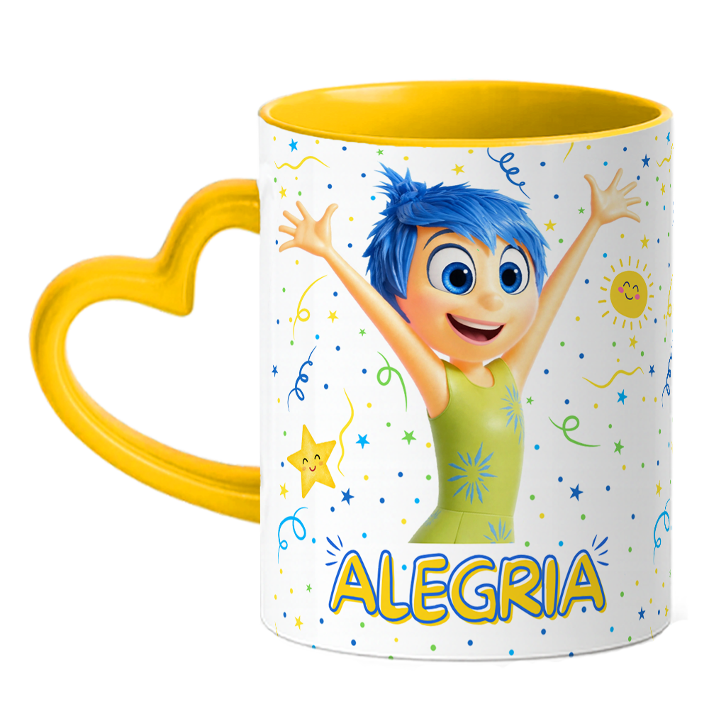 Caneca Coração Divertidamente - Imagem 1