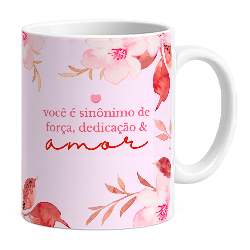 Caneca - Sinônimo de Amor - Vista 2