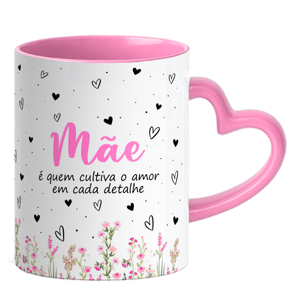 Caneca Coração Mãe - Imagem 2
