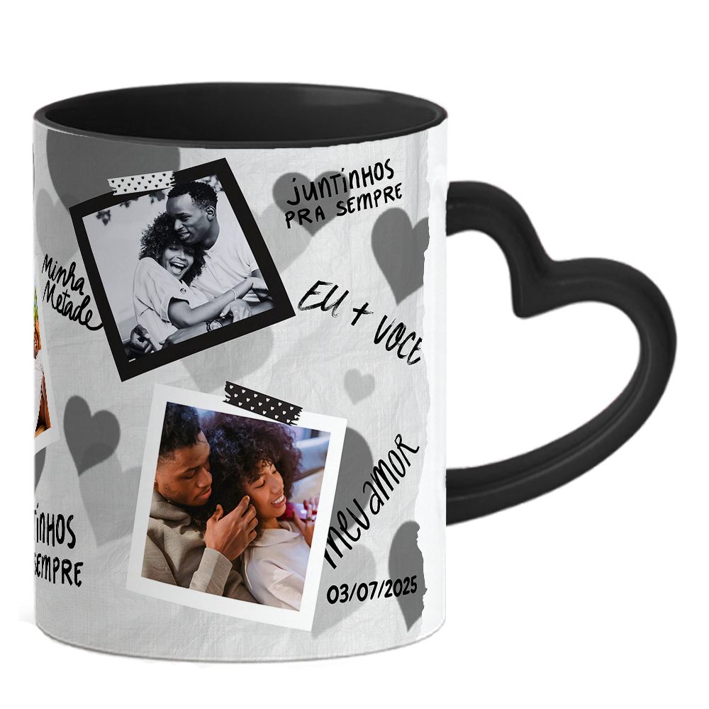 Caneca Coração Namorados  - Imagem 2