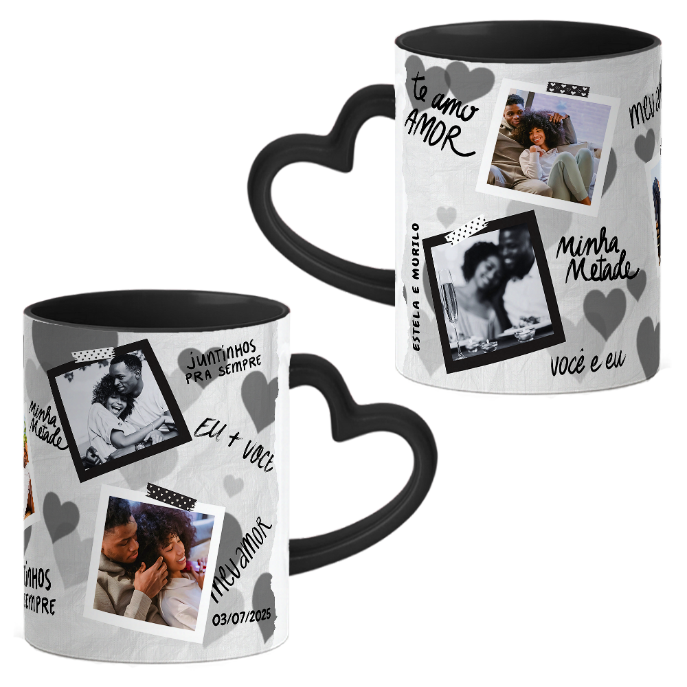 Caneca Coração Namorados  - Imagem 3