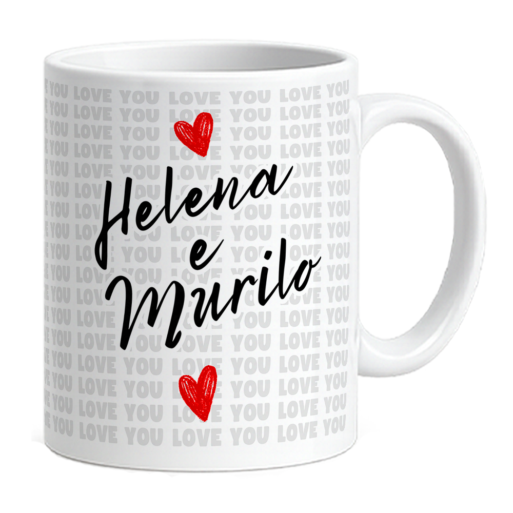 Caneca Namorados - Love You - Vista 2