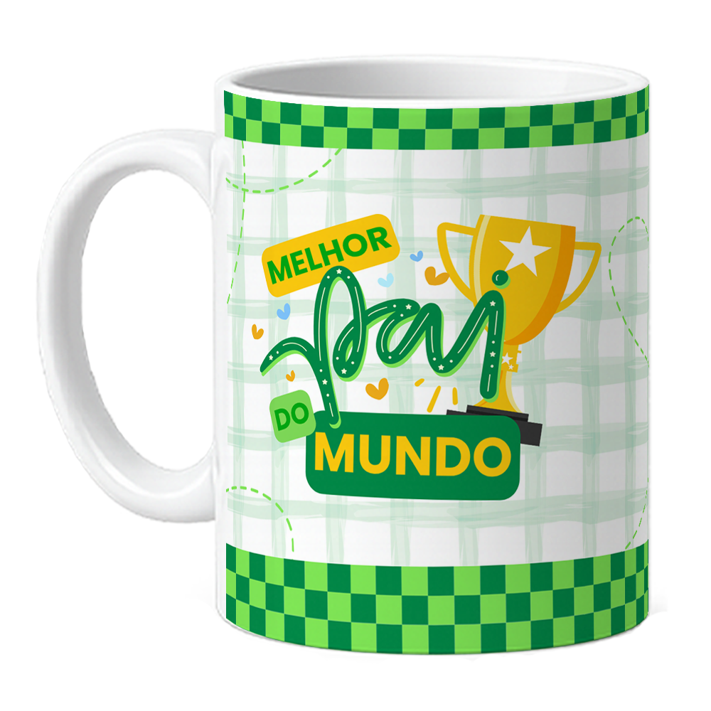 Caneca Melhor Pai do Mundo - Verde