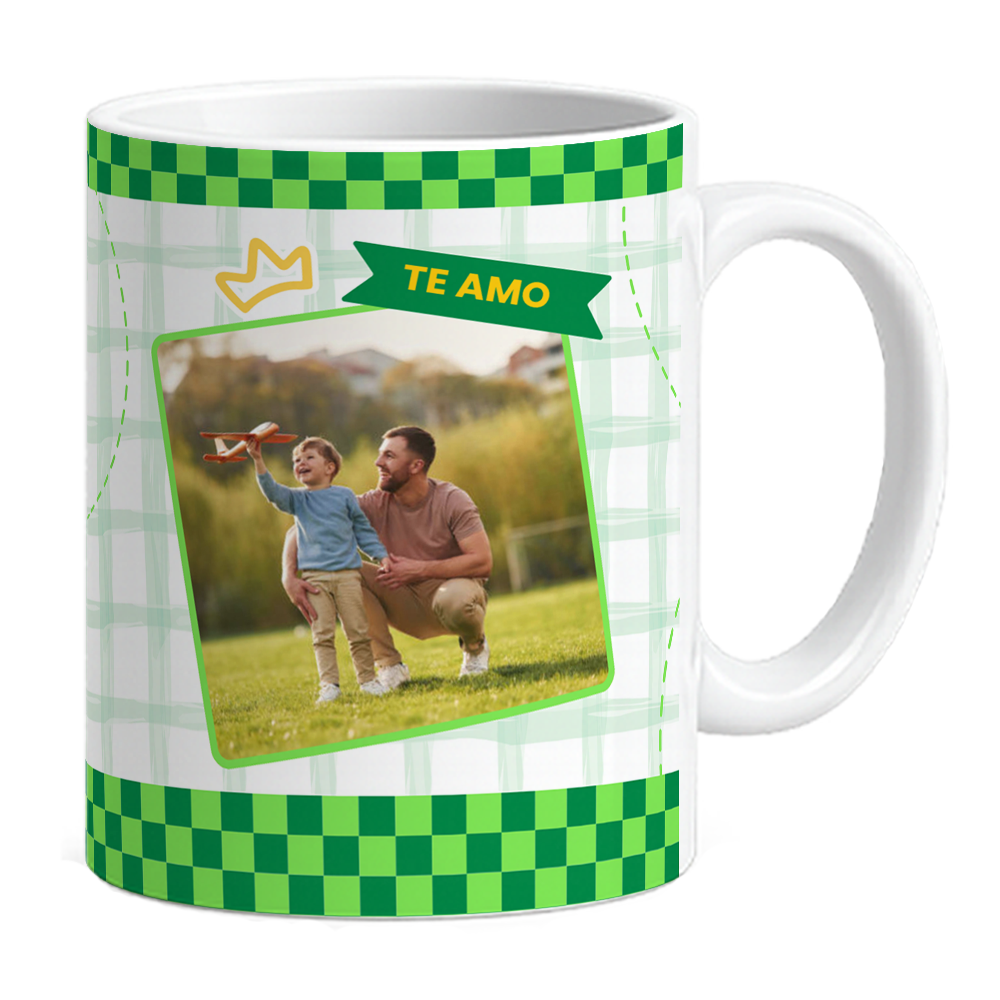 Caneca Melhor Pai do Mundo - Verde - Vista 2