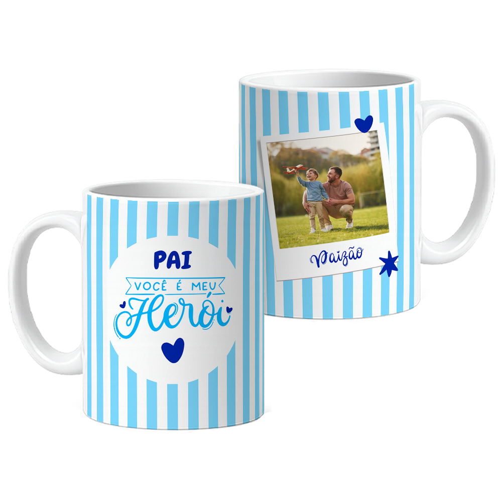 Caneca Pai Meu Herói - Imagem 3