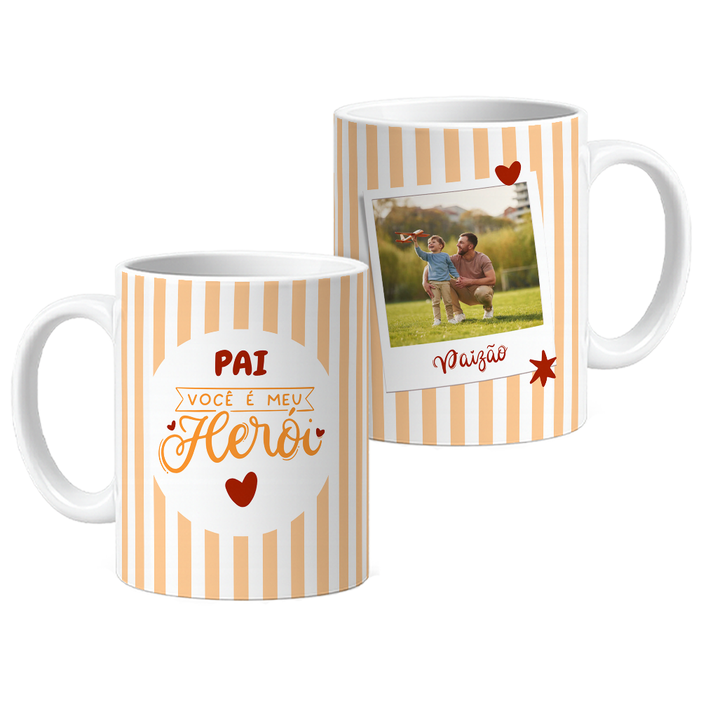 Caneca Pai Meu Herói - Imagem 3