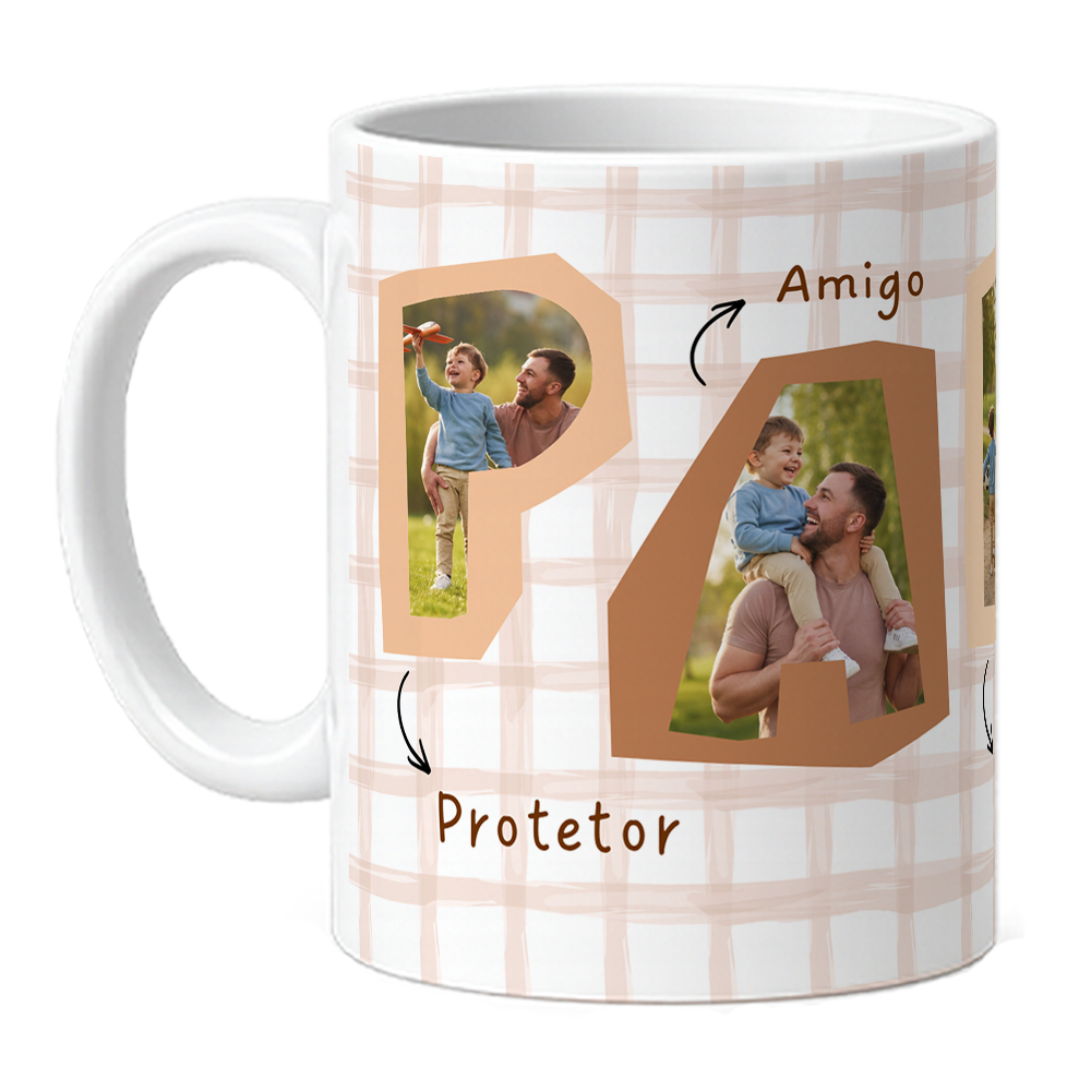 Caneca Acrostico PAPAI - Imagem 1