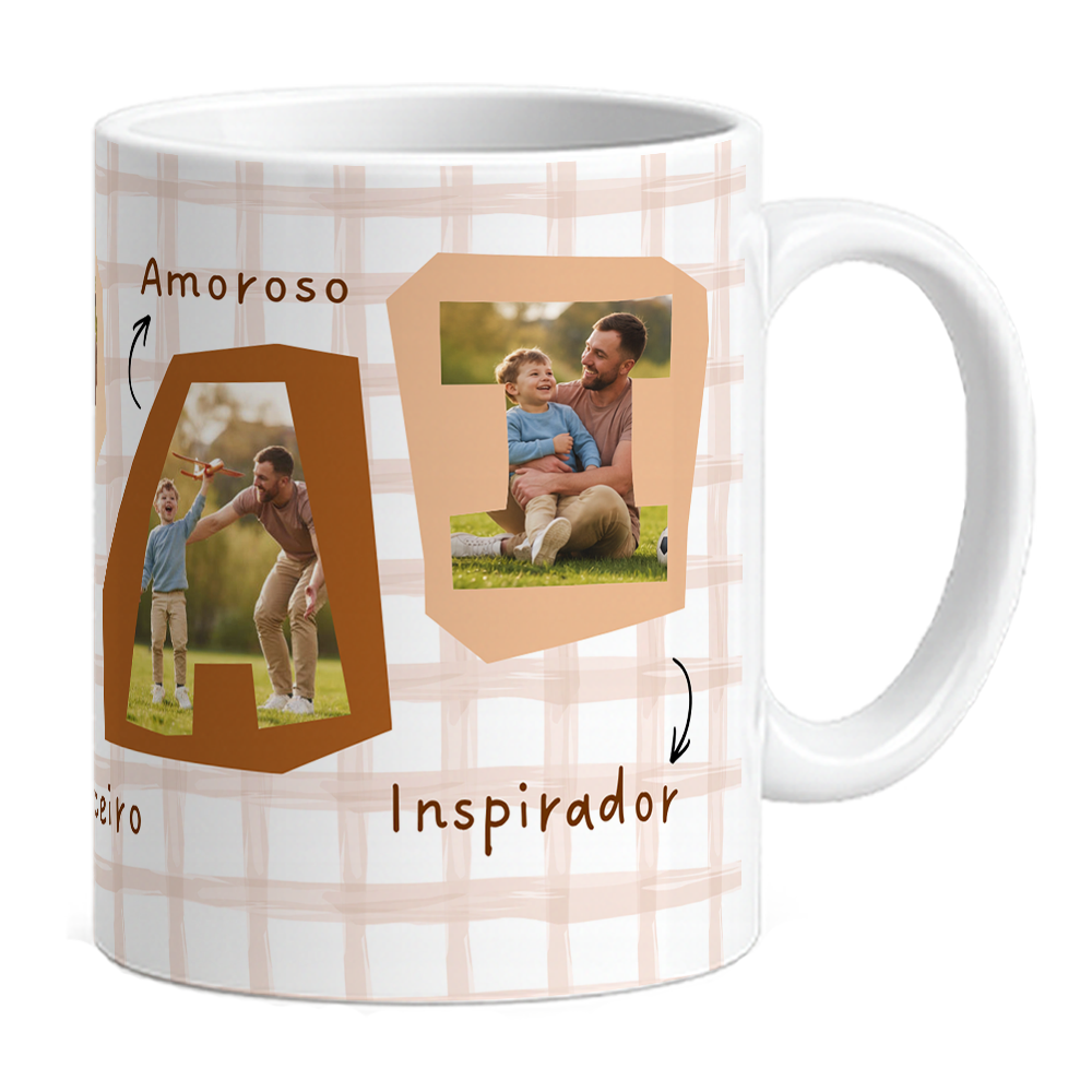 Caneca Acrostico PAPAI - Imagem 2