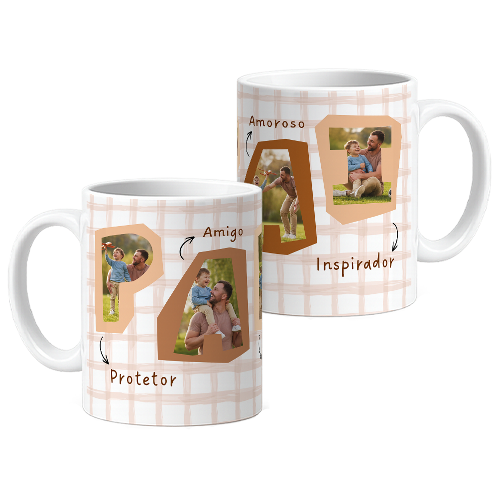 Caneca Acrostico PAPAI - Imagem 3