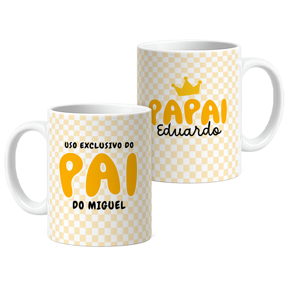 Caneca Uso Exclusivo Pai - Imagem 3