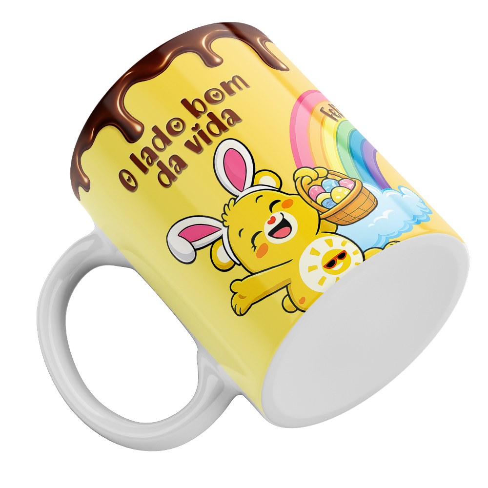 Caneca Páscoa dos Ursinhos Carinhosos - Imagem 3