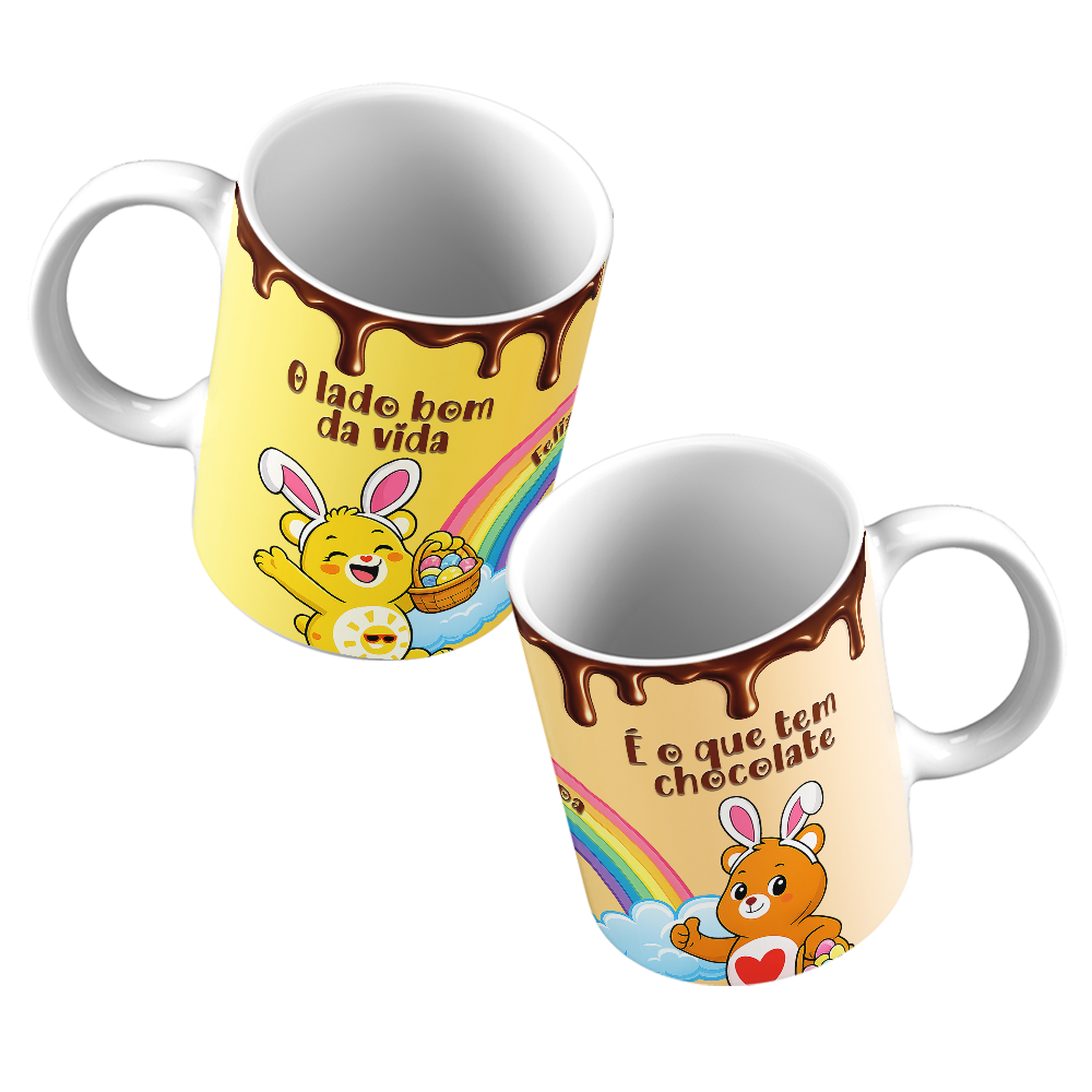 Caneca Páscoa dos Ursinhos Carinhosos - Imagem 4