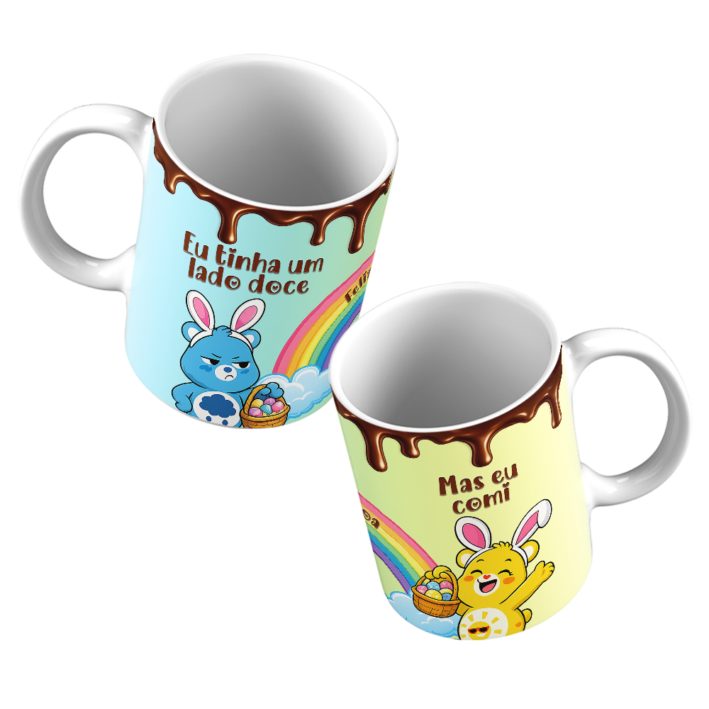 Caneca Páscoa dos Ursinhos Carinhosos - Imagem 4
