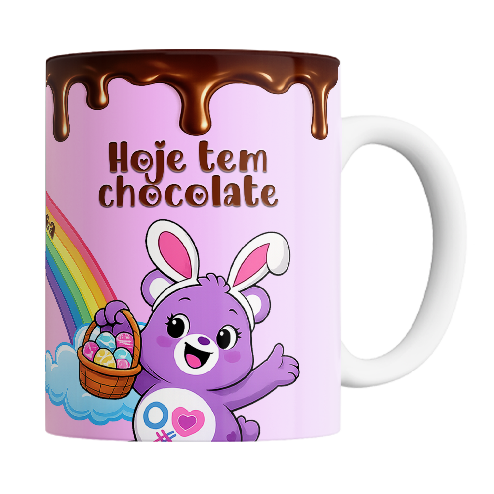 Caneca Páscoa dos Ursinhos Carinhosos - Imagem 2