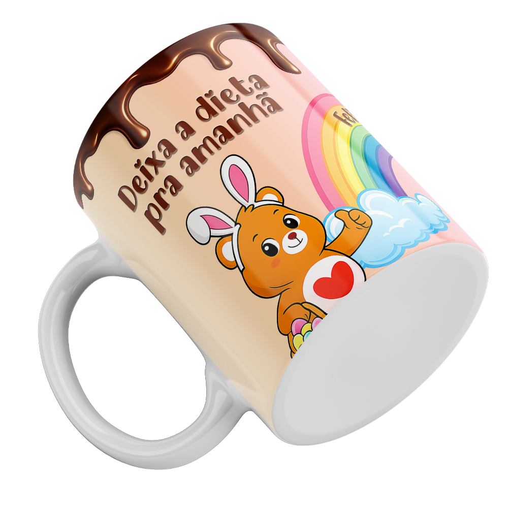 Caneca Páscoa dos Ursinhos Carinhosos - Imagem 3