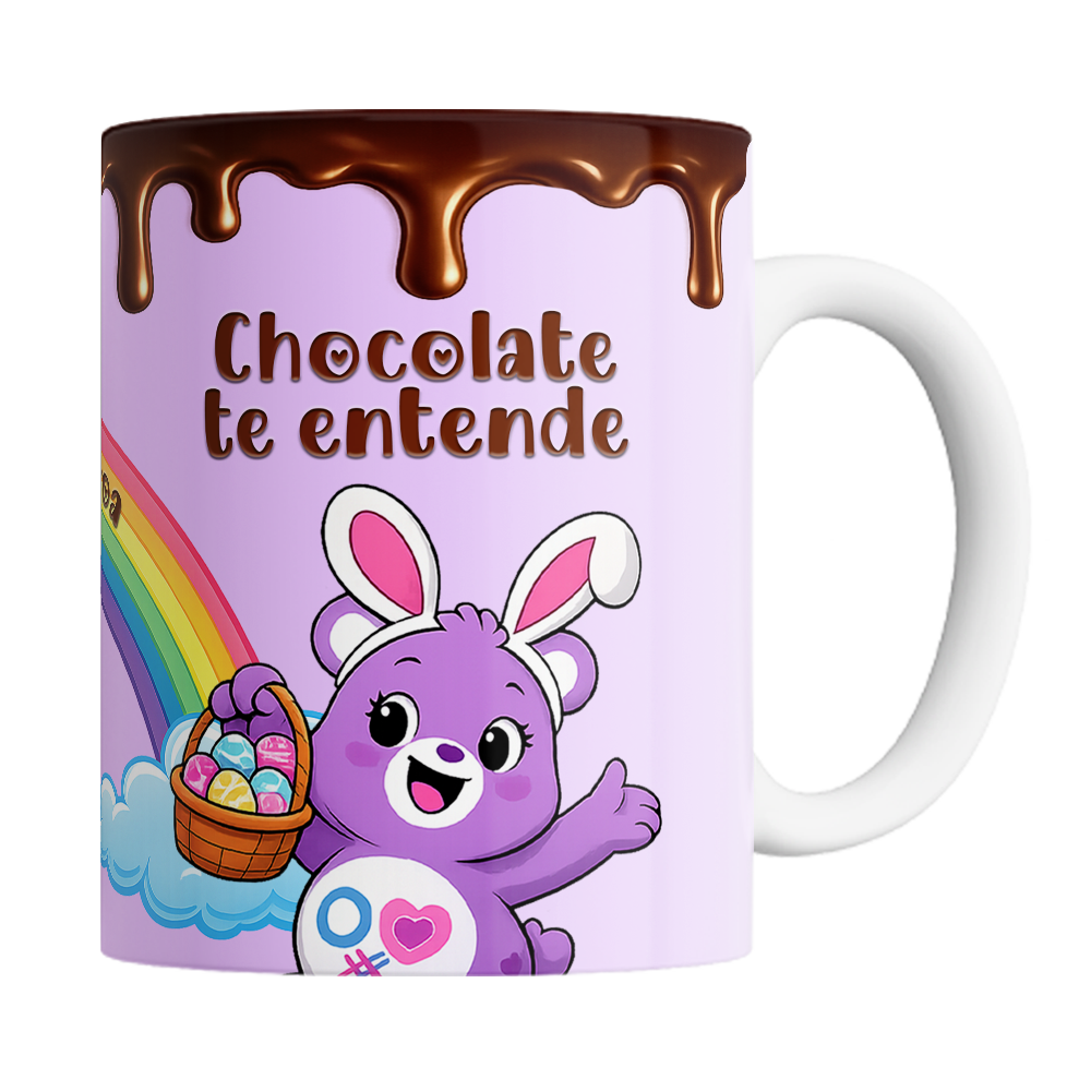 Caneca Páscoa dos Ursinhos Carinhosos - Chocolate te Entende - Vista 2
