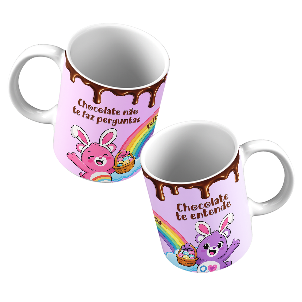 Caneca Páscoa dos Ursinhos Carinhosos - Imagem 4