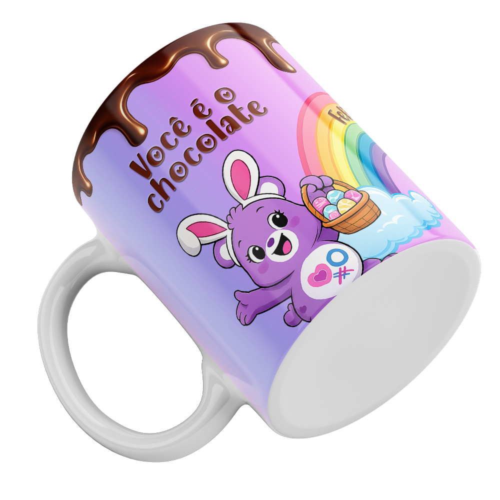 Caneca Páscoa dos Ursinhos Carinhosos - Imagem 3