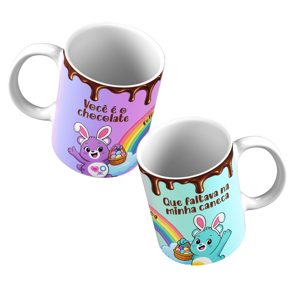 Caneca Páscoa dos Ursinhos Carinhosos - Imagem 4