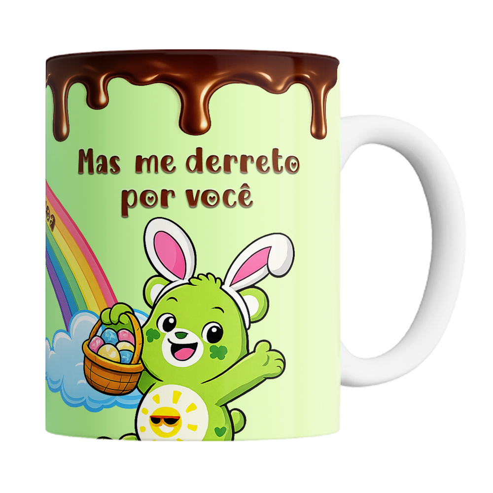 Caneca Páscoa dos Ursinhos Carinhosos - Imagem 2