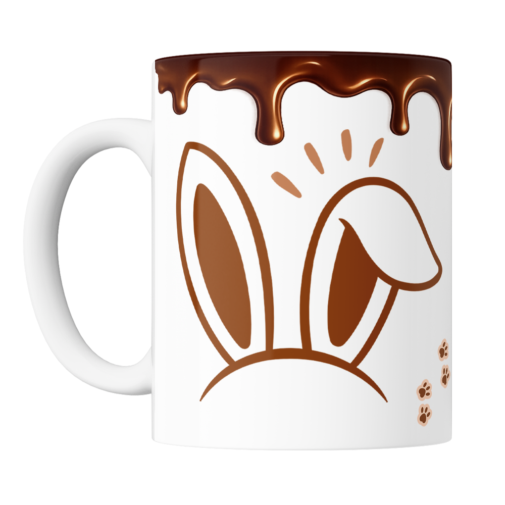 Caneca Páscoa - Orelhinhas de Coelho