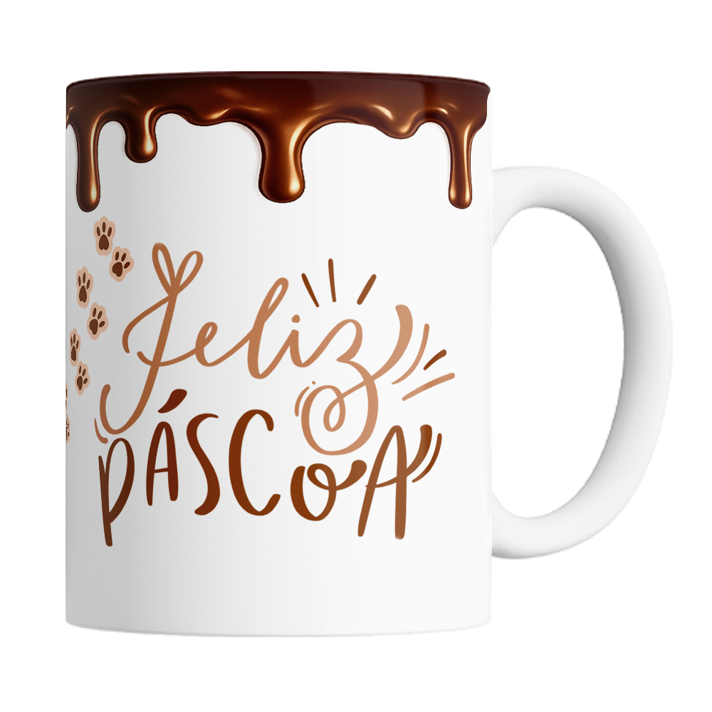 Caneca Páscoa - Orelhinhas de Coelho - Vista 2