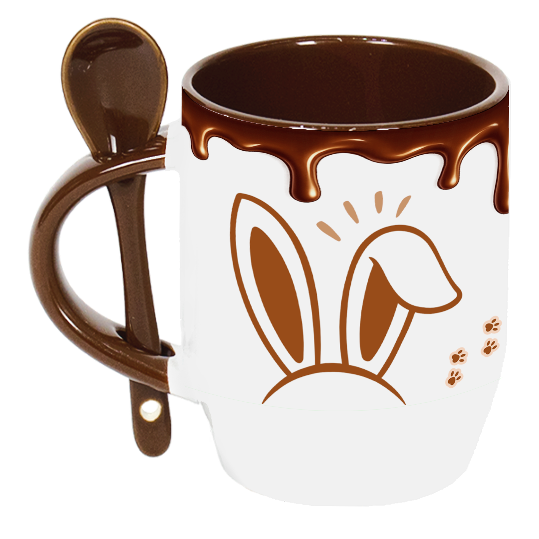Caneca Colher Páscoa - Imagem 1