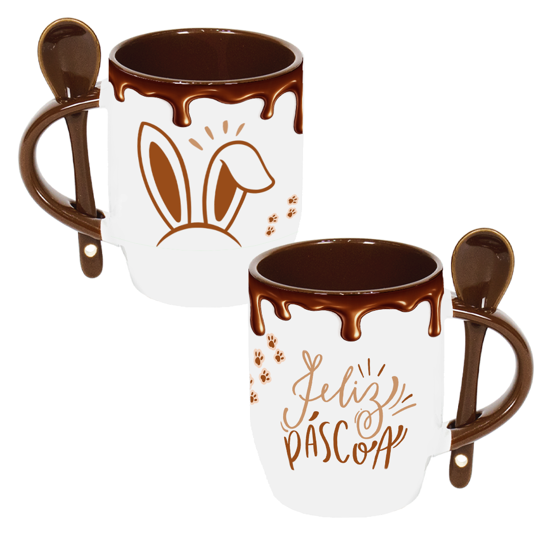 Caneca Colher Páscoa - Imagem 3