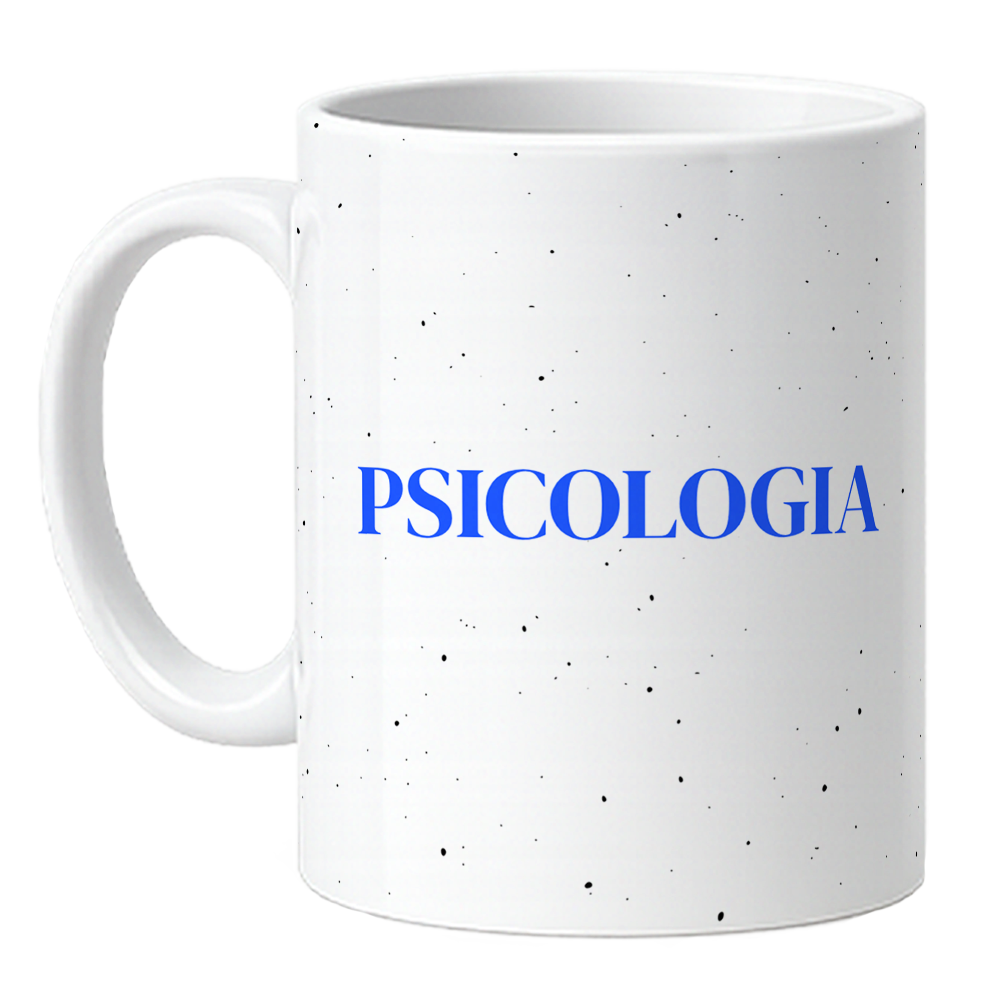 Caneca Psicologia é Arte - Azul