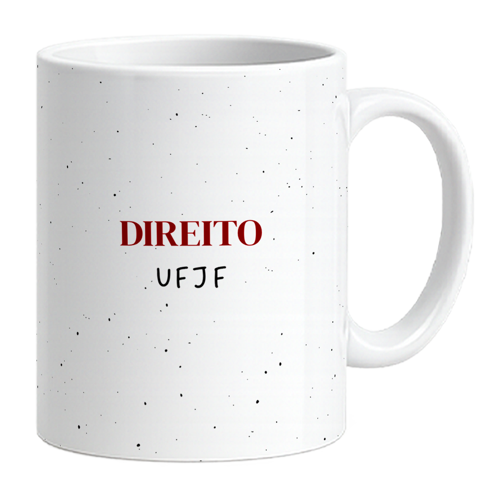 Caneca Direito - Nome - Bordô - Vista 2