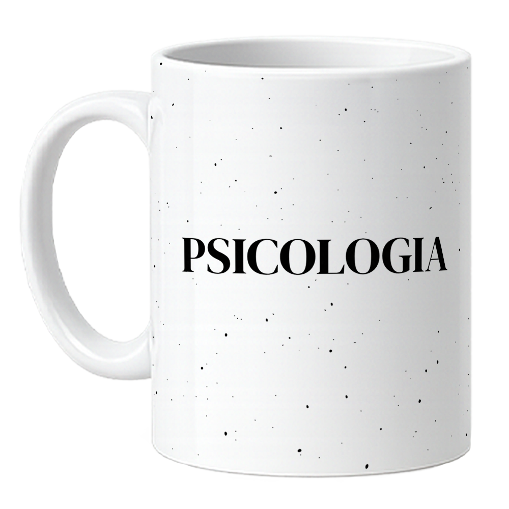 Caneca Psicologia - Ser Psicólogo - Preta