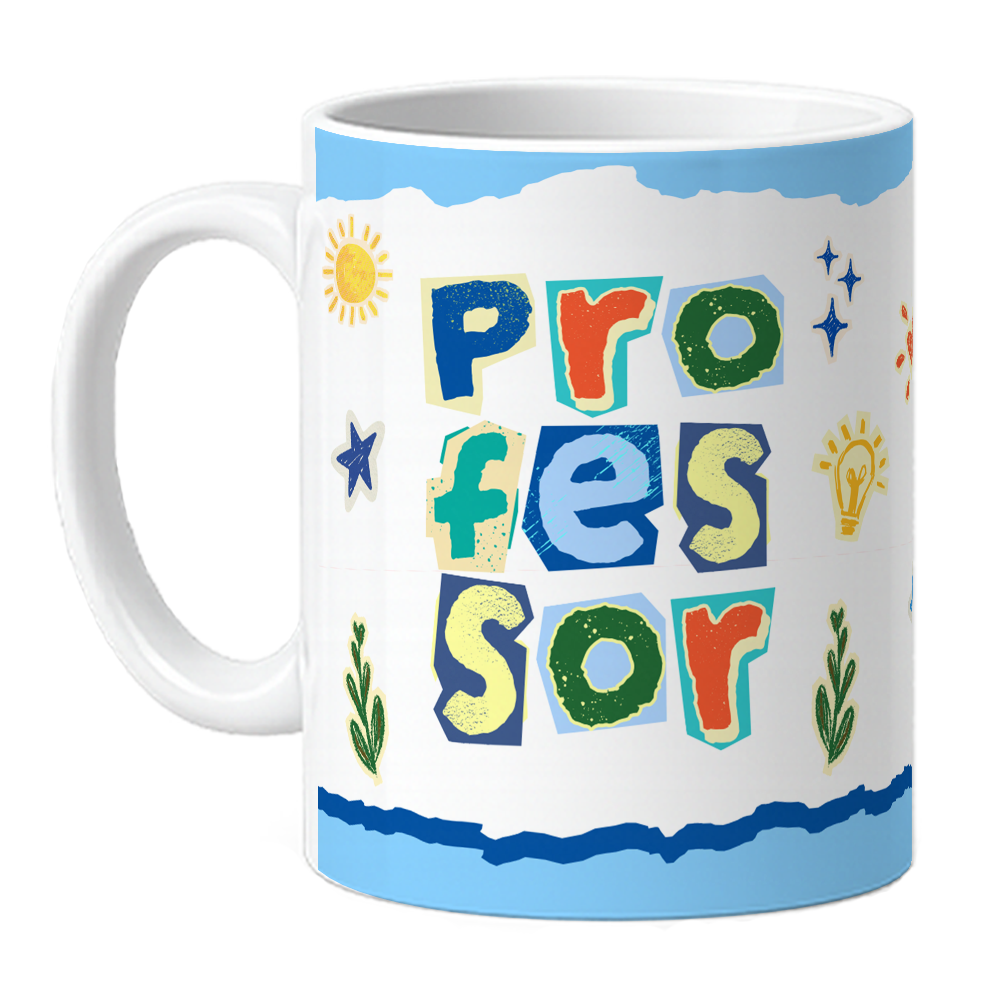 Caneca Personalizada Professores - Recortes Professor