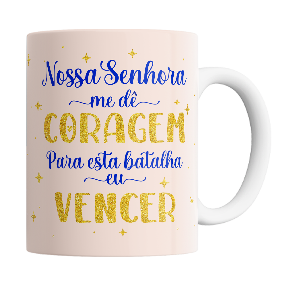 Caneca Personalizada Santos - Nossa Senhora - Vista 2