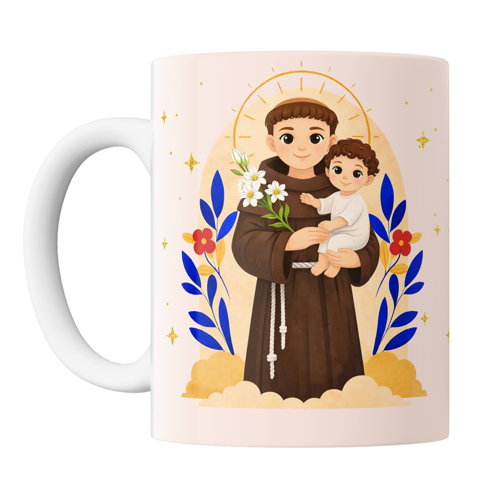 Caneca Personalizada Santos - Santo Antônio