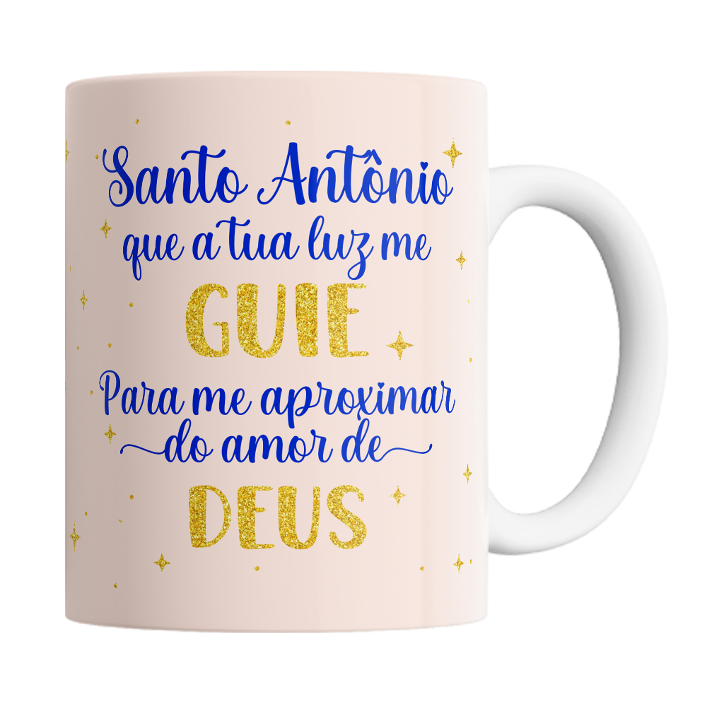 Caneca Personalizada Santos - Santo Antônio - Vista 2