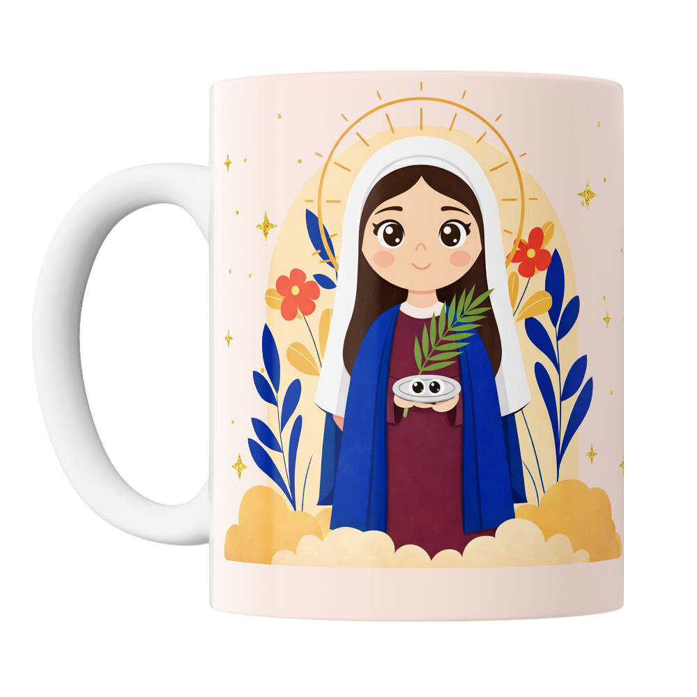 Caneca Personalizada Santos - Santa Luzia