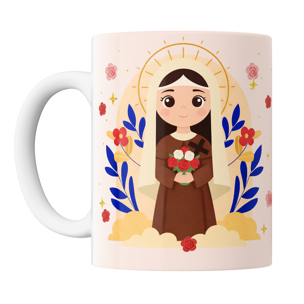 Caneca Personalizada Santos - Santa Terezinha