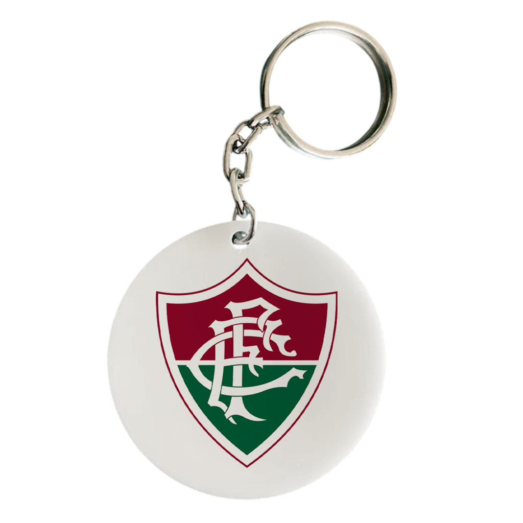 Chaveiro de Time Personalizado com Nome - Fluminense