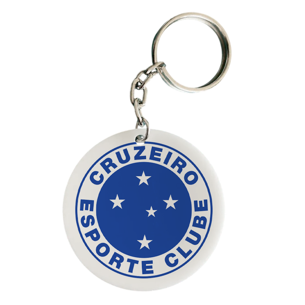 Chaveiro de Time Personalizado com Nome - Cruzeiro