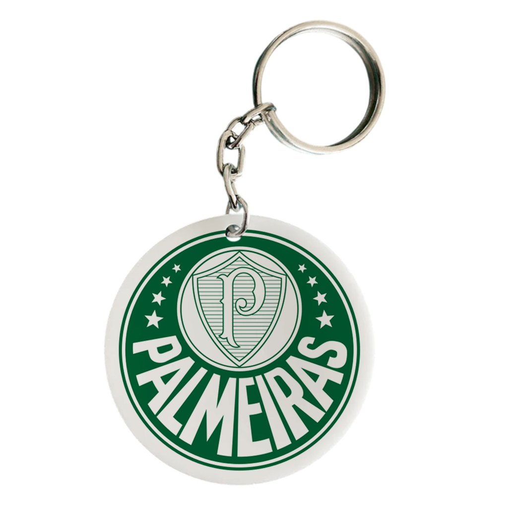 Chaveiro de Time Personalizado com Nome - Palmeiras