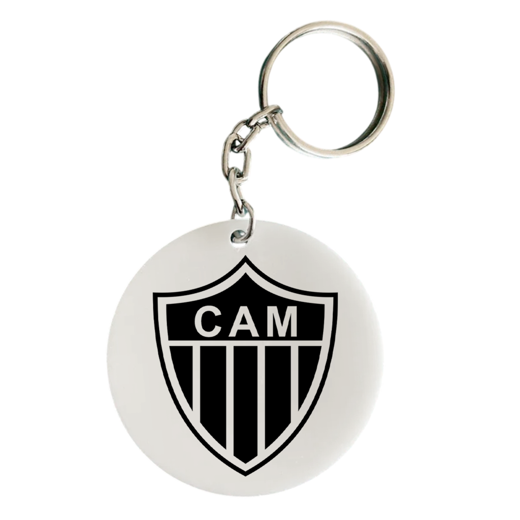 Chaveiro de Time Personalizado com Nome - Atlético