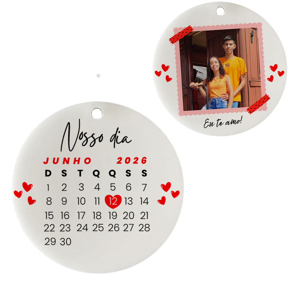 Chaveiro Personalizado Namorados - Imagem 3