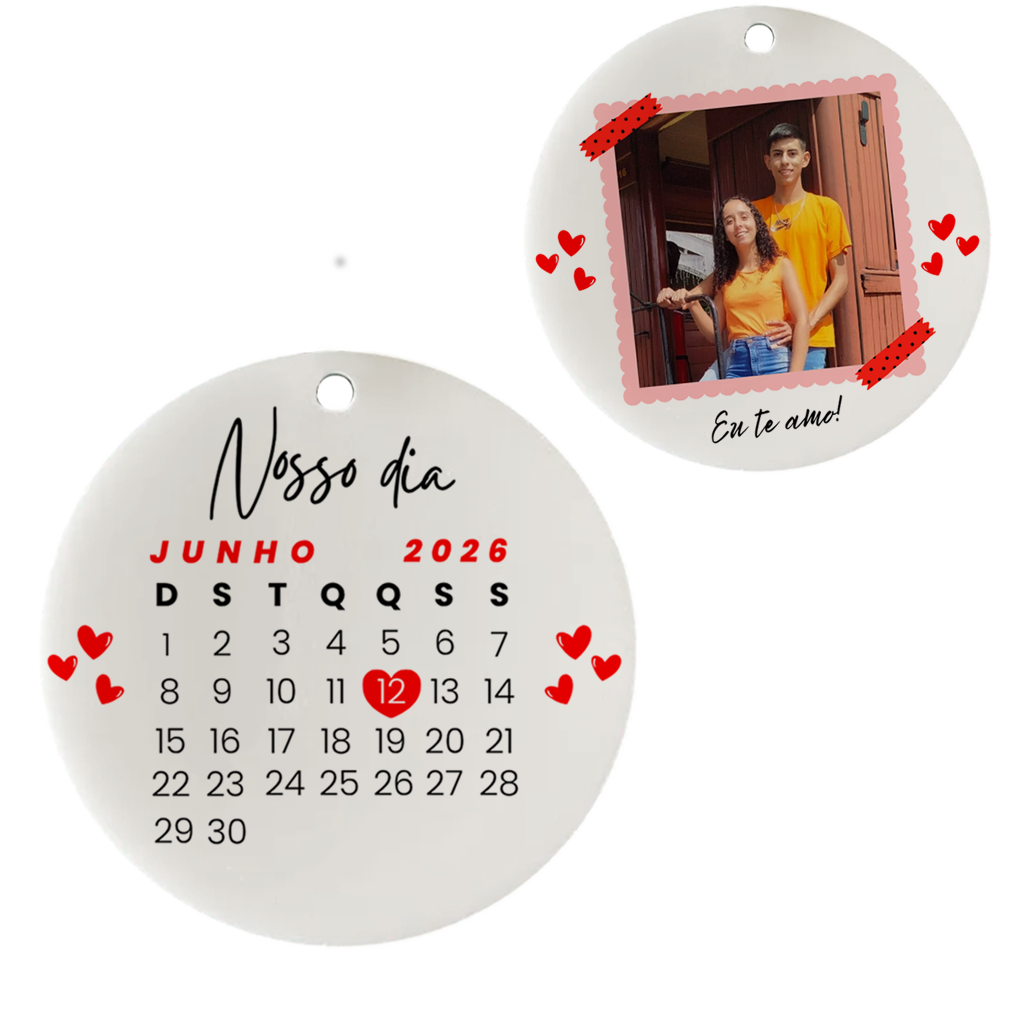 Par Chaveiro Personalizado Namorados - Imagem 3