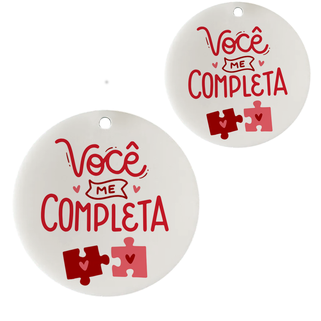 Par Chaveiro Personalizado Namorados - Imagem 3
