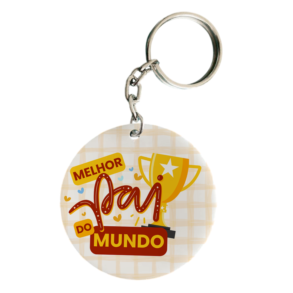 Chaveiro Melhor Pai do Mundo - Imagem 1